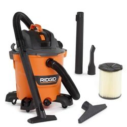 12 Gallon 5.0 Peak HP NXT Wet/Dry Shop Vacuum with Filter, Locking Hose and Accessories