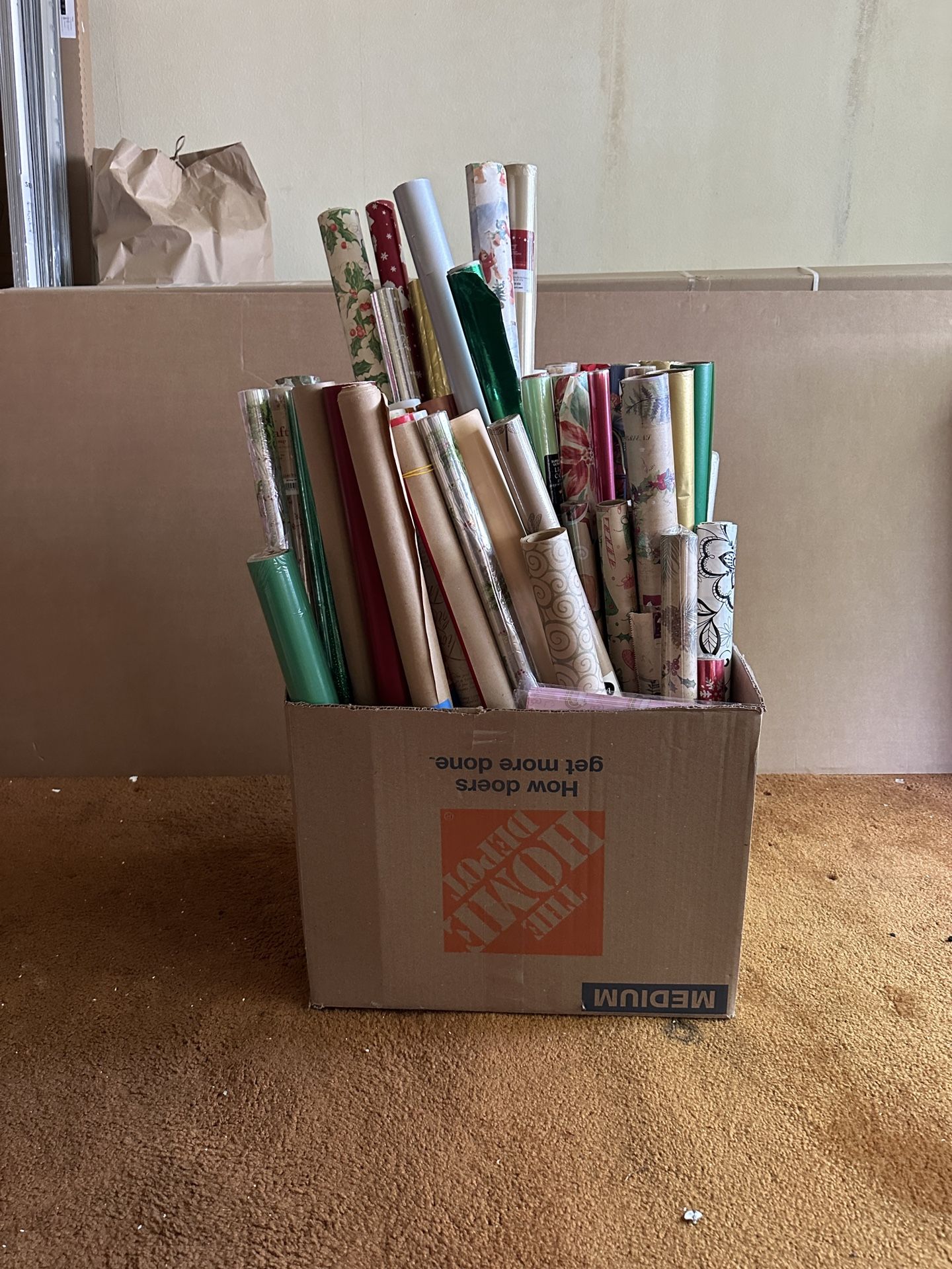 81 Rolls of Gift Wrapping Paper