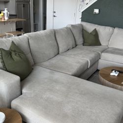 Modern Beige Couch 