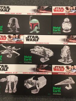 Metal Earth Star Wars Steel Model Kit (Lot Of 6)