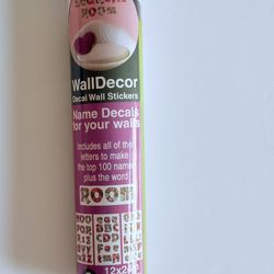 Wall Decor Decal Wall Stickers Letters Top 100 Names New Vintage Room Decoration