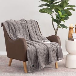 Berkshire Heated Throw, 50" x 60", Assorted Colors