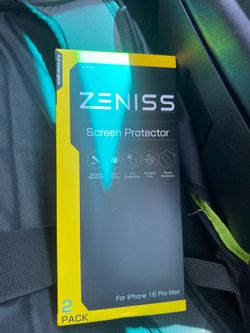 NEW Zeniss 2-Pack Screen Protector for iPhone 16 Pro Max