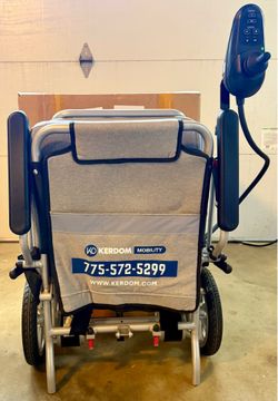 Used like new electric foldable wheelchair