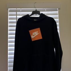 black Nike hoodie