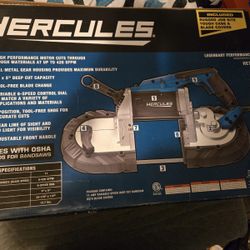 New HERCULES 11 Amp, 5 in. Deep Cut Variable-Speed Band Saw. Benchtop Stand & Blade Are Not Included. 