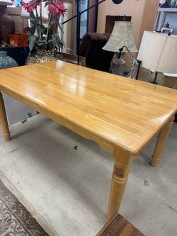 Solid Wood Farmhouse Dining Table
