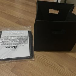 2pc Folding Storage Bins 