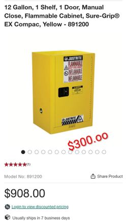 12 Gallon Flammable Cabinet  NEW‼️‼️
