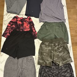 9 piece Men’s Lululemon Lot - Medium - Shorts, Joggers, Hat, Sleeveless Shirt