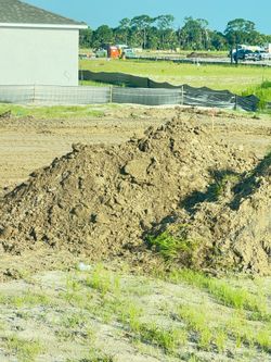dirt with grass
