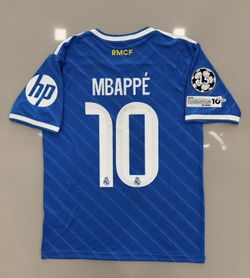 Mbappe soccer jersey real madrid 3rd kit
