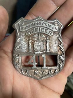 Sing sing correctional badge