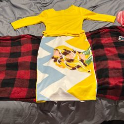 Summer yellow dress