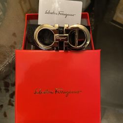 Salvatore Ferragamo Belt Size 34/36 With Box