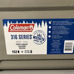 Coleman 316 Series Cooler 120 Qt Chest Cooler