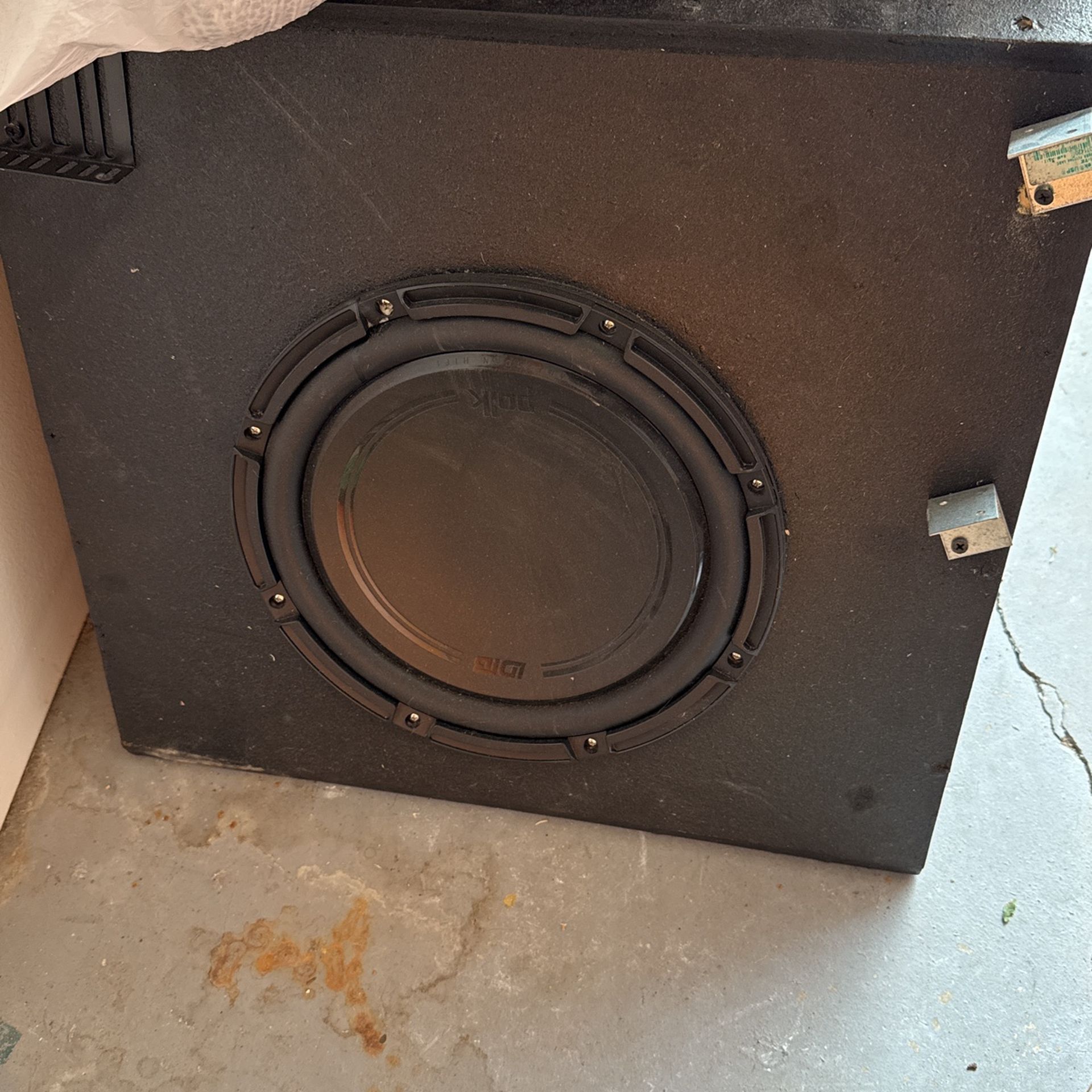 12inch Polk Audio Sub In Ported Box. New