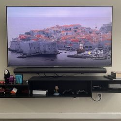 Rolanstar 71" Floating TV Stand with Power Outlet