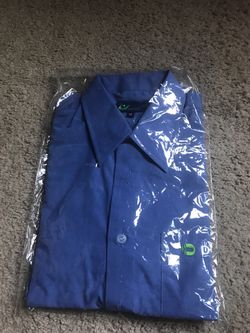 Unisex long sleeve dress shirt