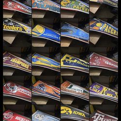 Pennant Lot NFL NBA College Football Basketball