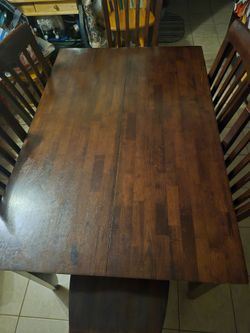 Dining Set, table plus six chairs