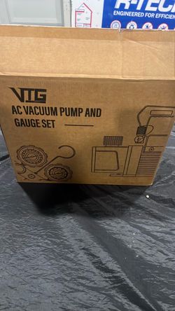 AC Vacuum Pump and Gauge set