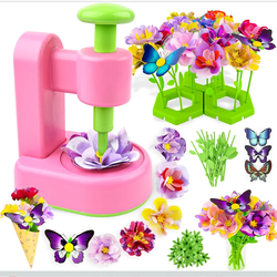 Fabric flowers making kit.