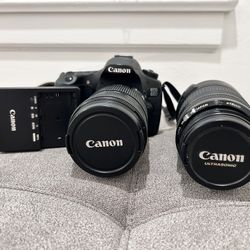 Canon EOS 60D DSLR Camera Bundle – Excellent Condition + 2 Lenses