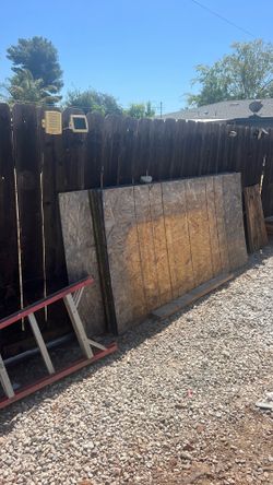 6 full Size sheets of OSB