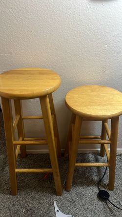 Mixed Wooden Stools