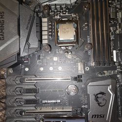 (Combo motherboard + CPU) MSI Gaming m5 and Intel i5-7600k