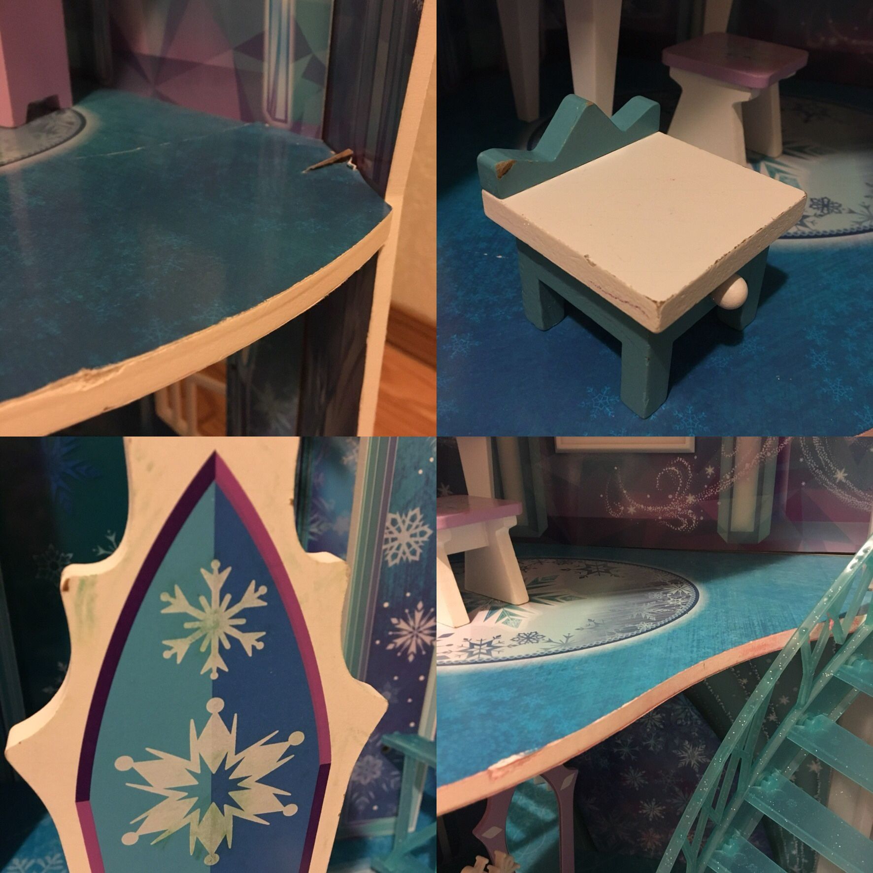 Frozen ice hotsell crystal palace dollhouse