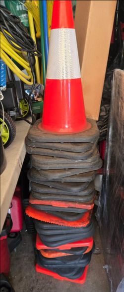 Orange cones new/used