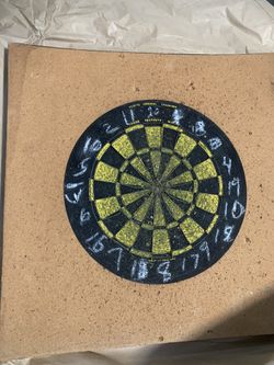 Dart Board - With Cork Protection Boarder