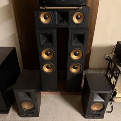 KLIPSCH REFERENCE II SET + SVS SUBWOOFER + DENON 3310CI RECIEVER