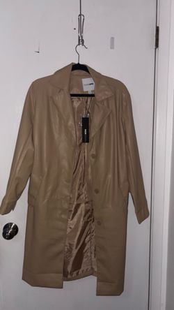 Long Khaki Dress Coat