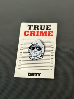 TRUE CRIME DRTY ENAMEL PIN