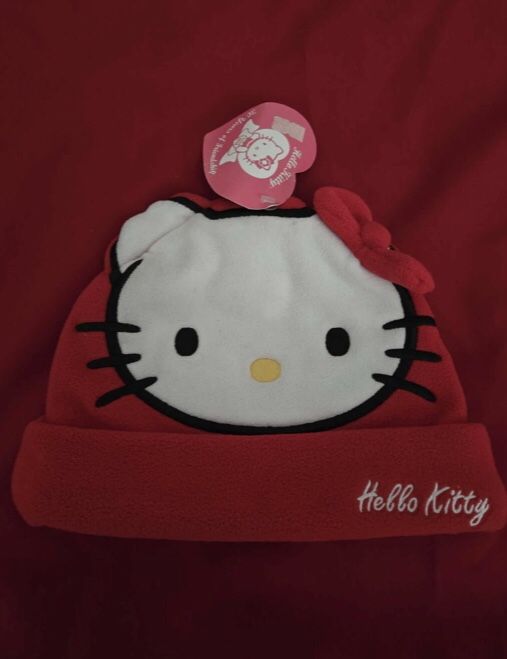 Hello Kitty Fleece Cuff Hat