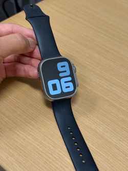 Apple Watch Ultra Titanium with Black Band