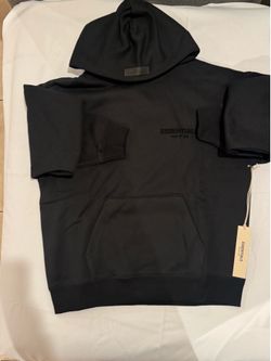 Essentials black hoodie size small