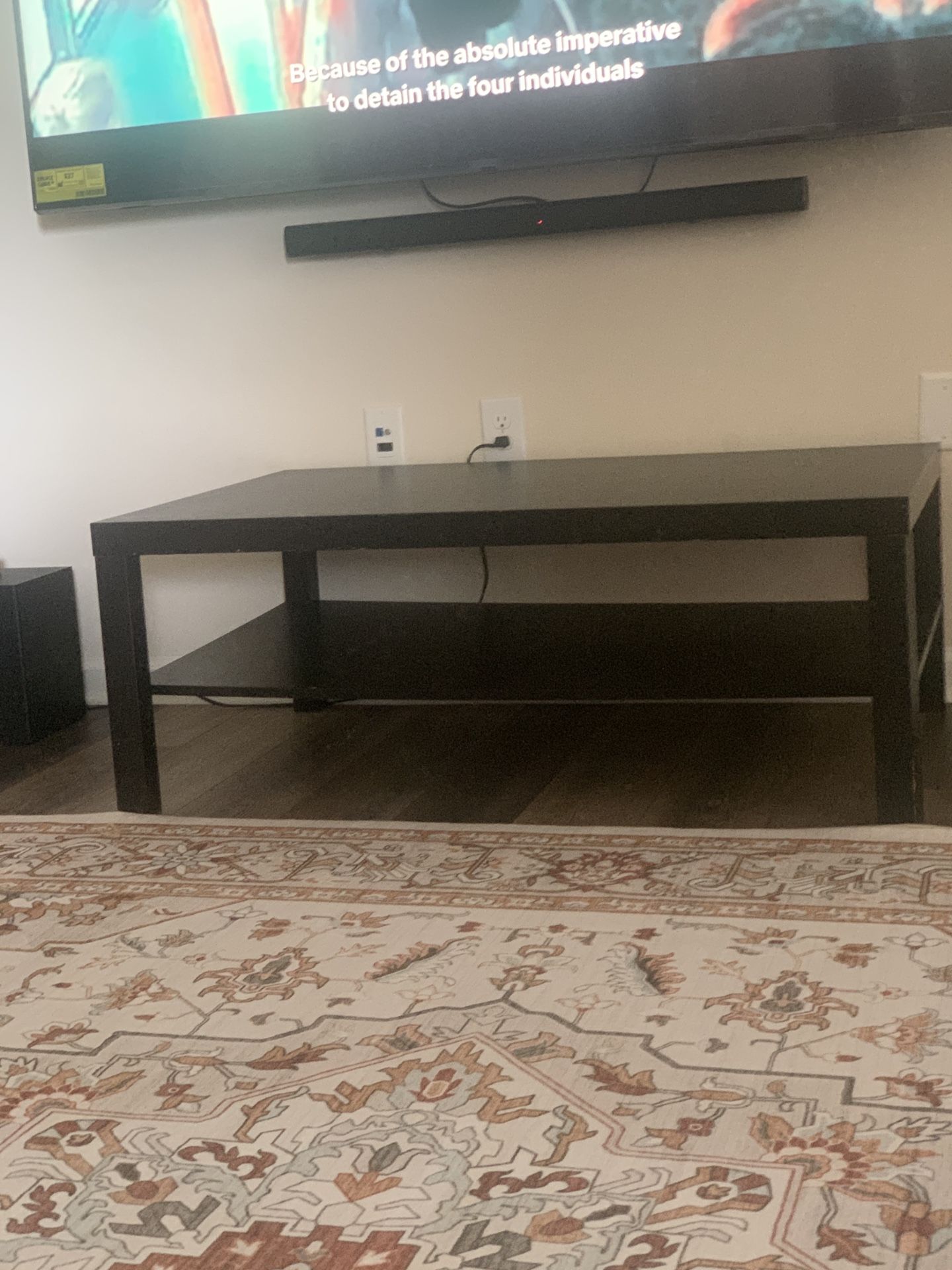 Coffee Table Dark Coffee Color 