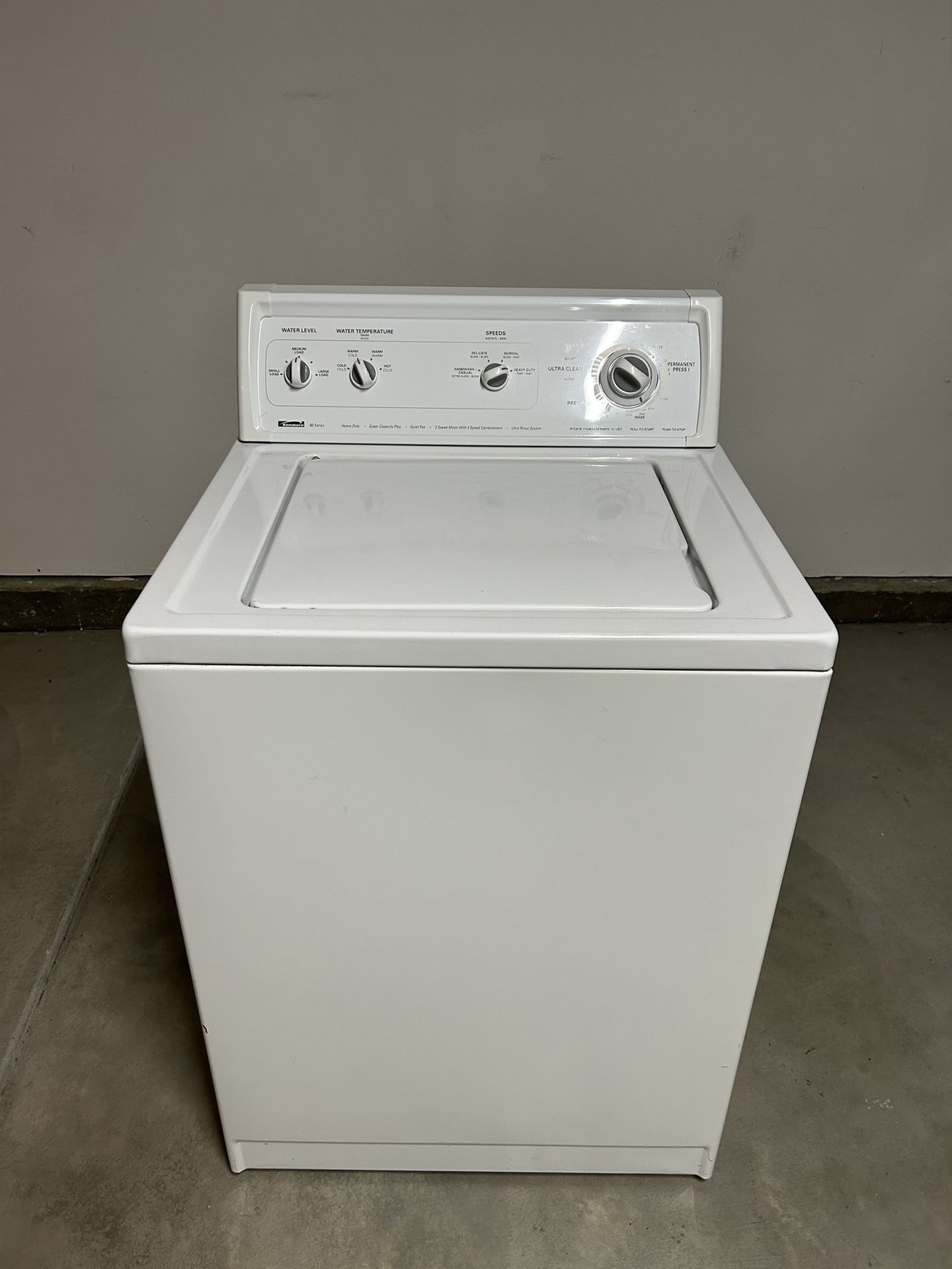 Kenmore 80 Series Washing Machine