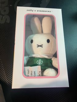 🔥🔥Miffy + Starbucks plush