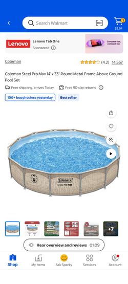Outside recreation/Coleman pool 33x14  include