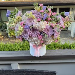 Mixed Flowers Arrangement Arreglo De Flores Mixto