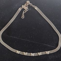 Rachel Bronz Five butterfly Chocker Necklace