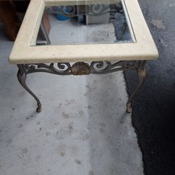Beautiful ROD IRON Glass TABLE MAKE OFFER
