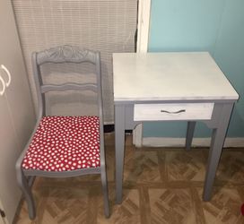 Desk and chair
