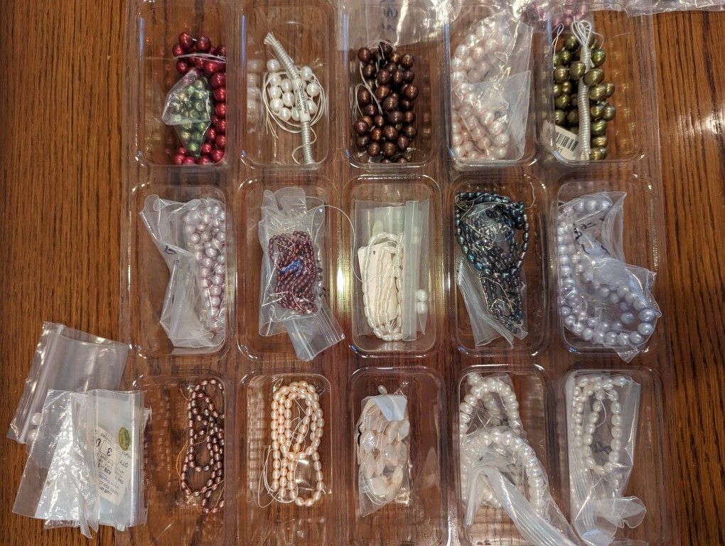 Lot Of Pearls For Making Jewelry 