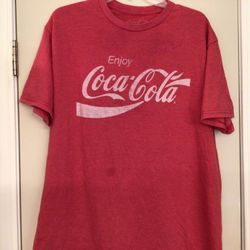 Adult Coca Cola Distressed Classic T-Shirt 